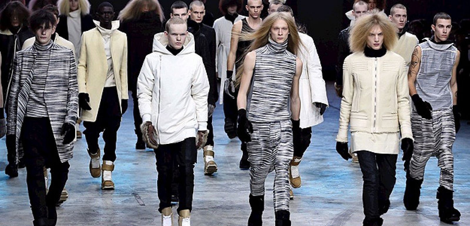 Colección de Rick Owens para el otoño y el invierno de 2013.