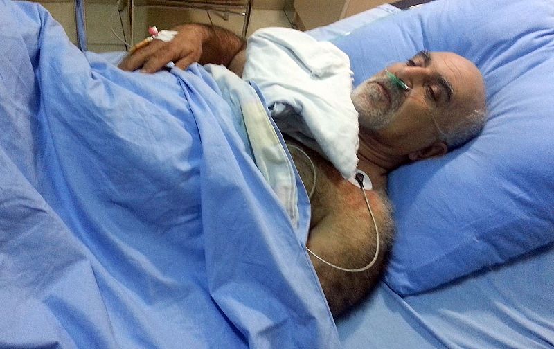 El candidato presidencial armenio Paruyr Hayrikyan se recupera en el hospital tras ser tiroteado