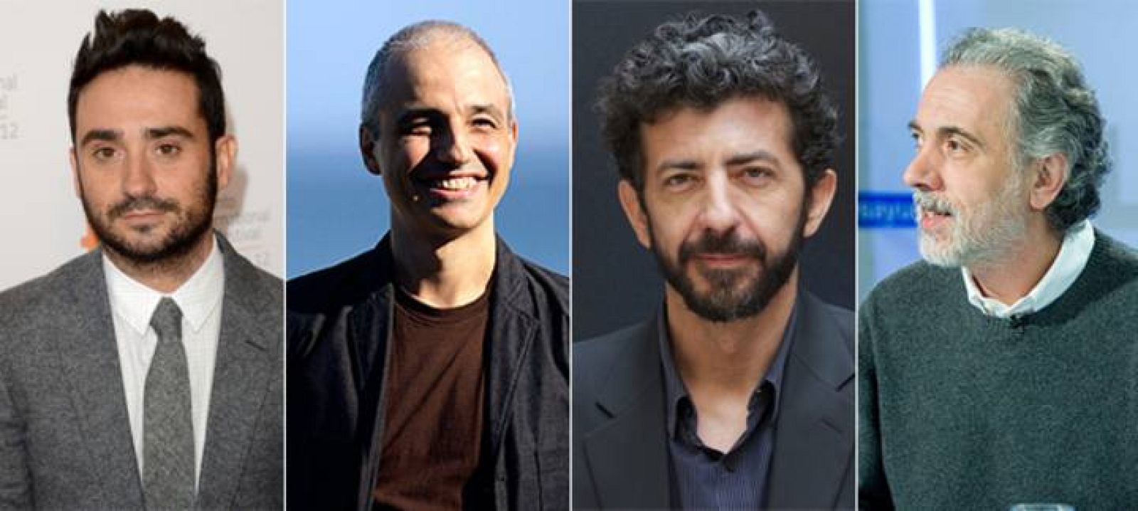   J.A. Bayona, Pablo Berger, Alberto Rodríguez y Fernando Trueba