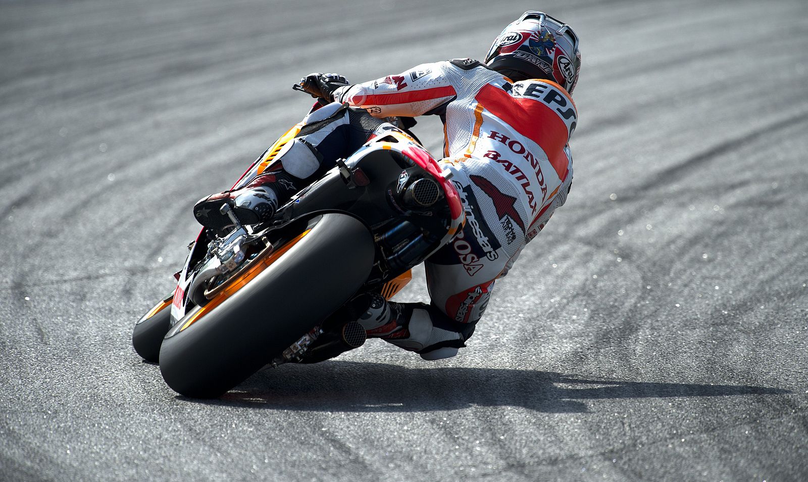 Dani Pedrosa en los entrenamientos en Sepang.