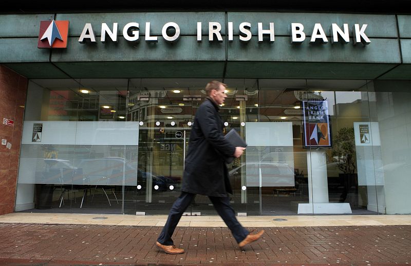 Sucursal del Anglo Irish Bank en Belfast.