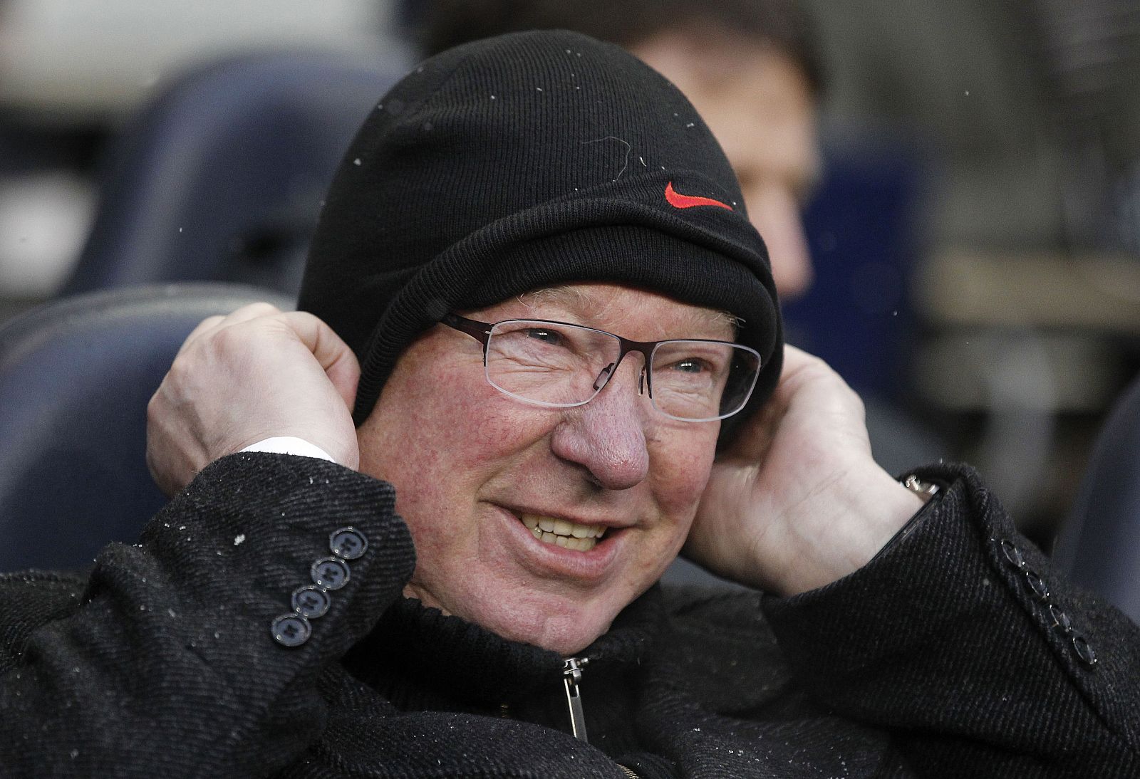 El entrenador del Manchester United, Alex Ferguson