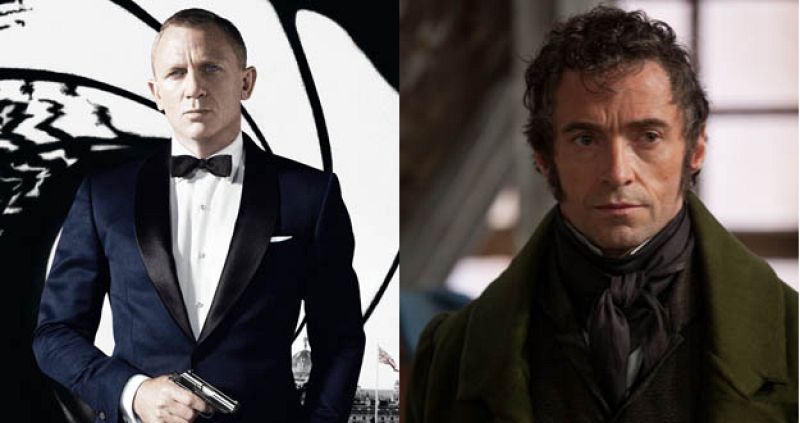 Las canciones "Skyfall" y  "Suddenly", de Los Miserables, las favoritas para los Oscar.