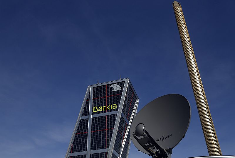 Imagen de la sede central de Bankia en Madrid