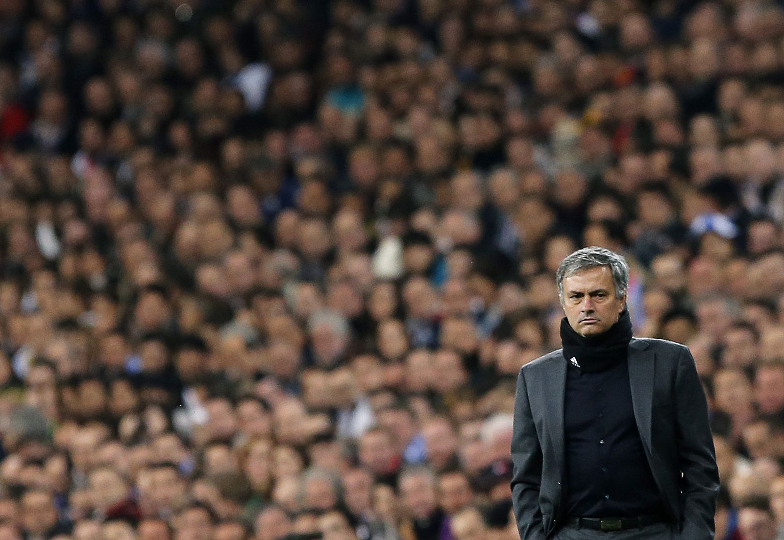 Imagen de archivo del entrenador del Real Madrid Jose Mourinho.