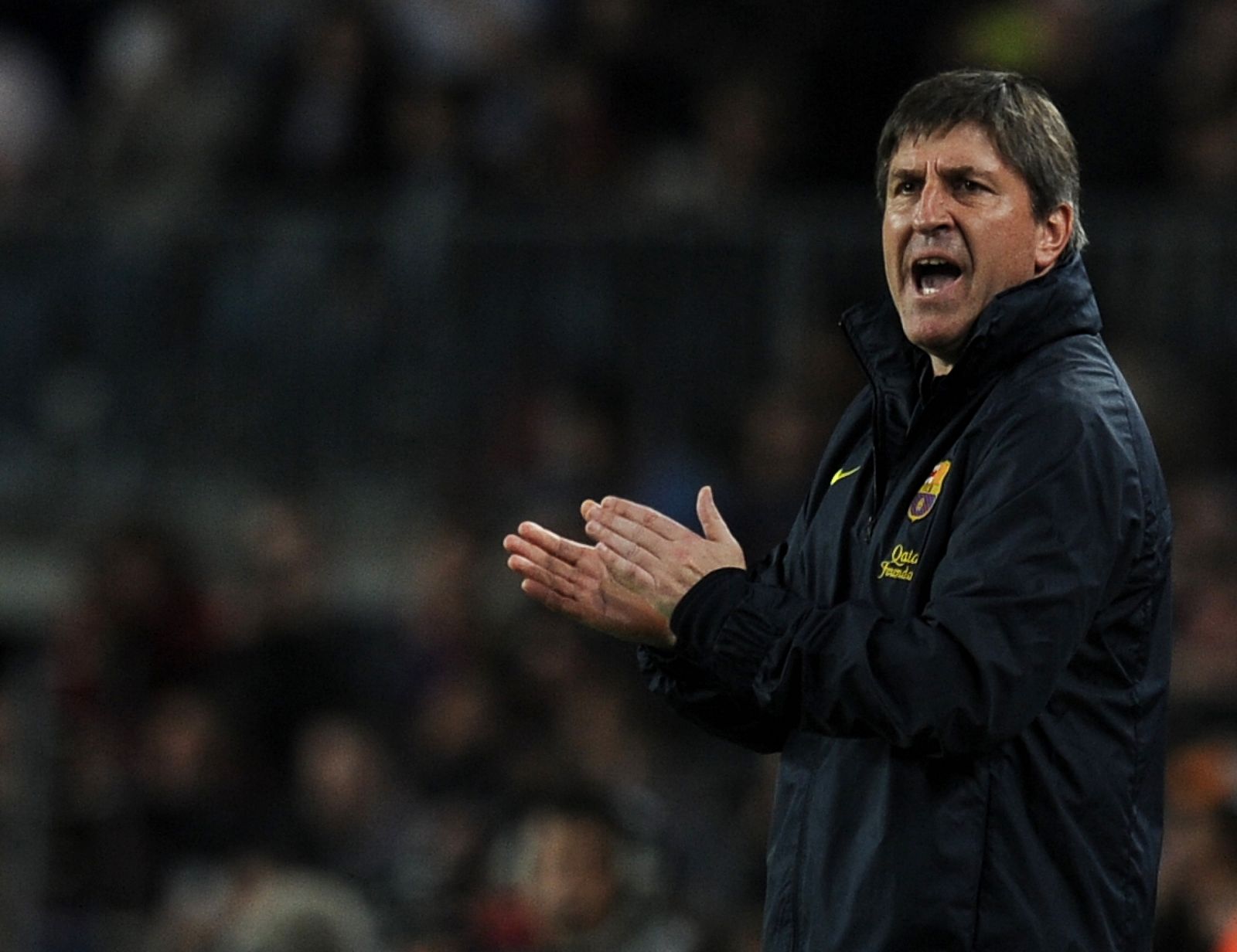 Jordi Roura, en el partido contra el Deportivo.