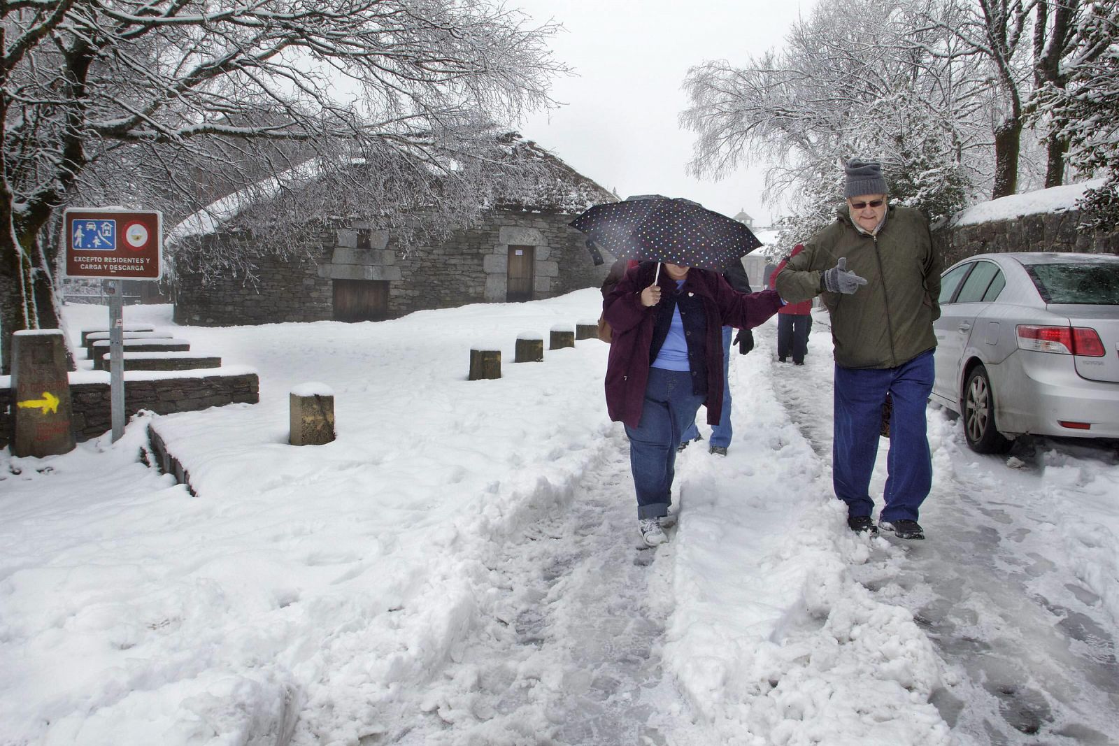 Nieve en Lugo