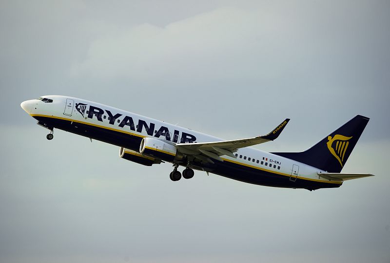 Imagen de archivo de un avión de Ryanair