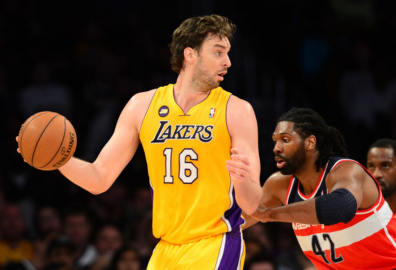 Pau Gasol, en el partido ante los Wizards.