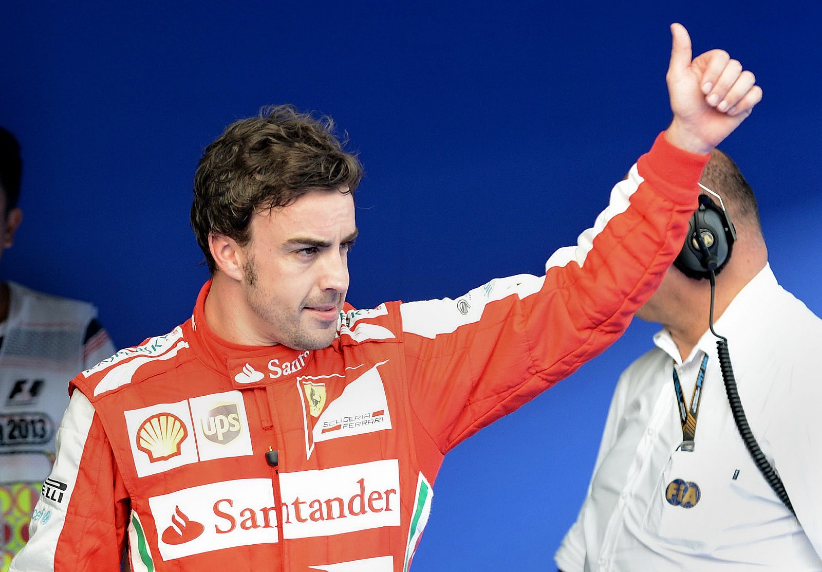 Fernando Alonso, tras lograr el tercer mejor tiempo en los entrenamientos oficiales de Malasia.