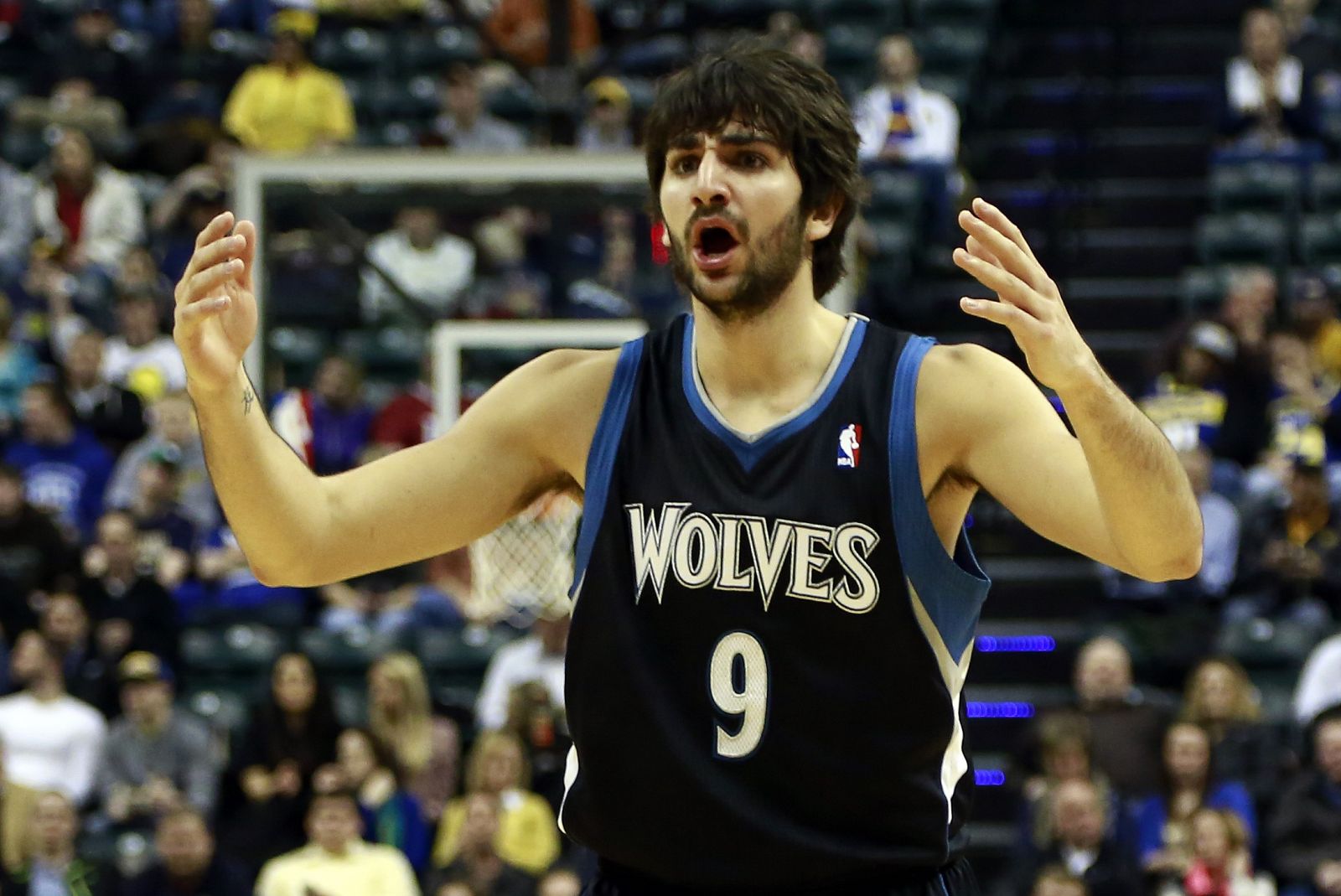 El jugador español de Minnesota Timberwolves, Ricky Rubio.