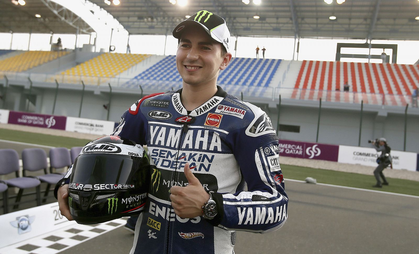 Jorge Lorenzo, en el cicuito de Losail en Catar