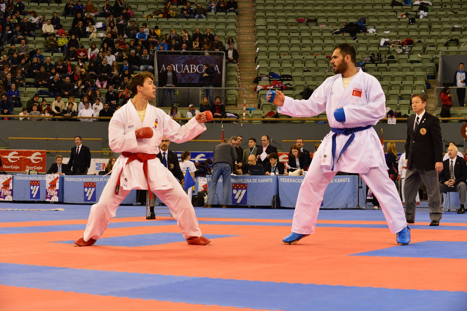 Un momento del combate entre Ricardo Barbero y Yaser Sahintekim