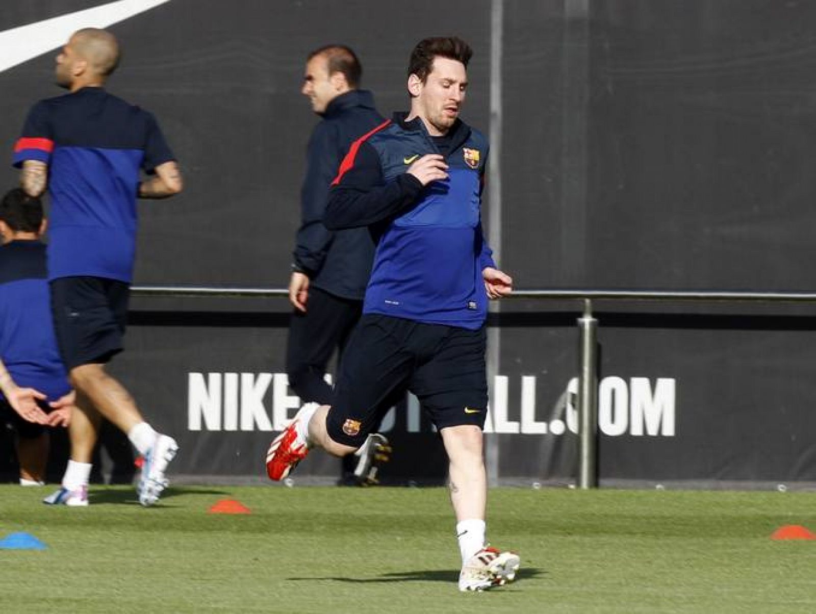 Entrenamiento de Messi