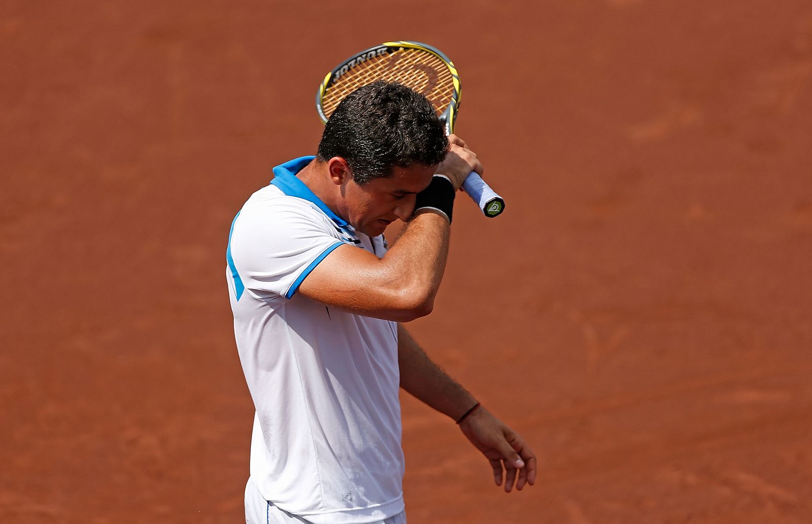 Nicolás Almagro en la final del torneo de Houston