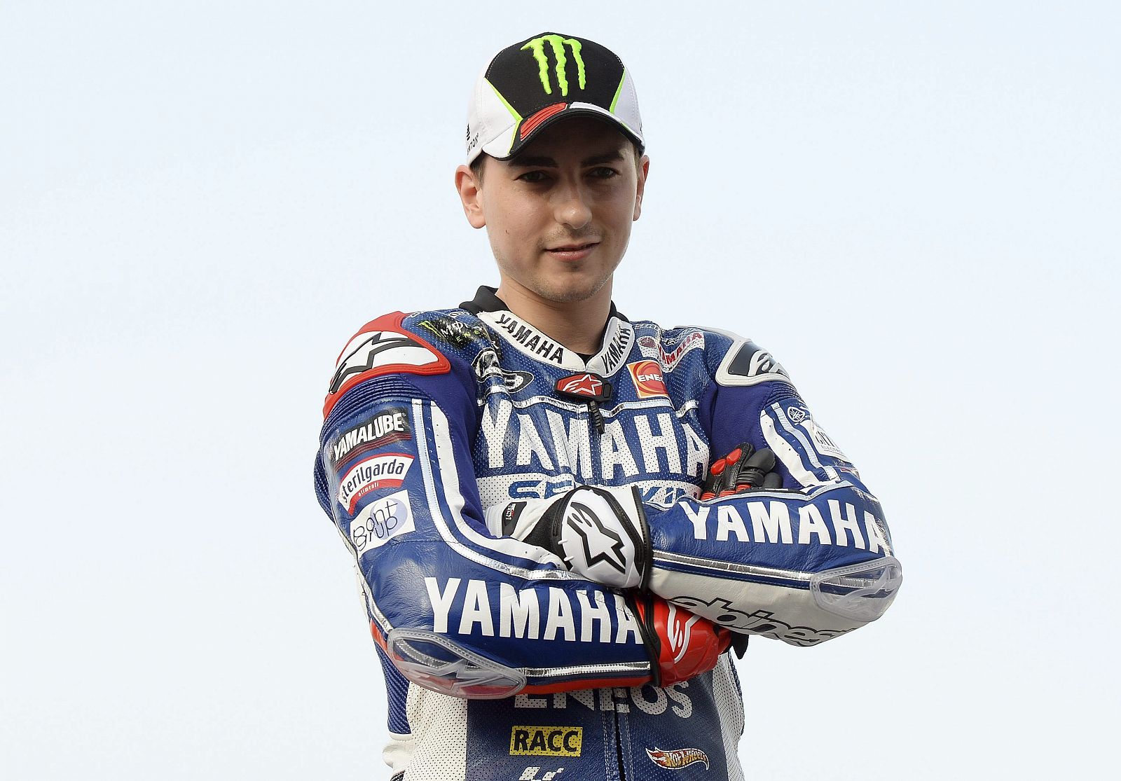 El piloto español de MotoGP del equipo Yamaha, Jorge Lorenzo.