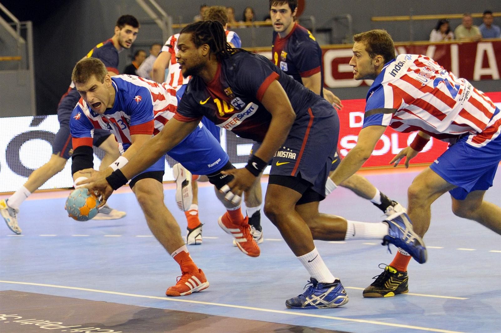 Imagen del Atlético - Barcelona de la pasada Supercopa de España de balonmano