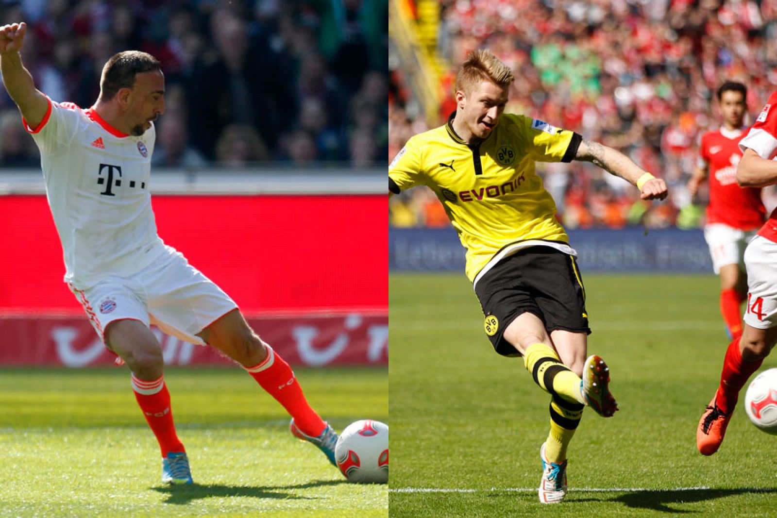 Ribery y Reus, las estrellas de Bayern y Borussia