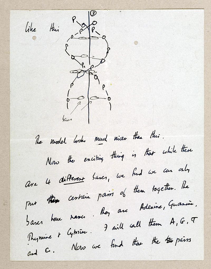 LA CARTA SOBRE EL DESCUBRIMIENTO DEL ADN SE SUBASTA POR 5,3 MILLONES DÓLARES