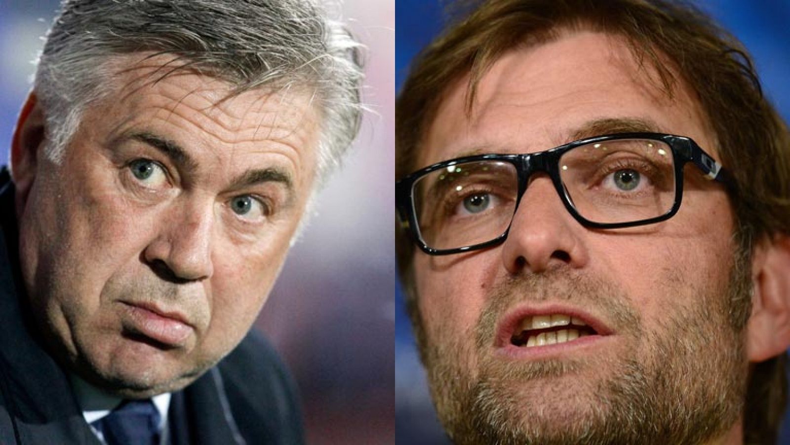 Carlo Ancelotti y Jürgen Klopp