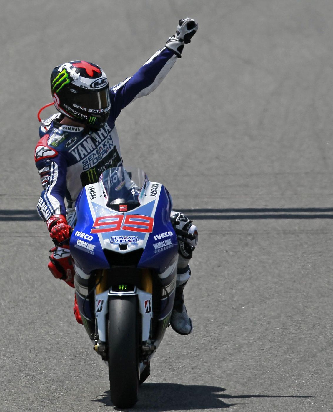 JORGE LORENZO EN LOS ENTRENAMIENTOS DEL GP DE ESPAÑA