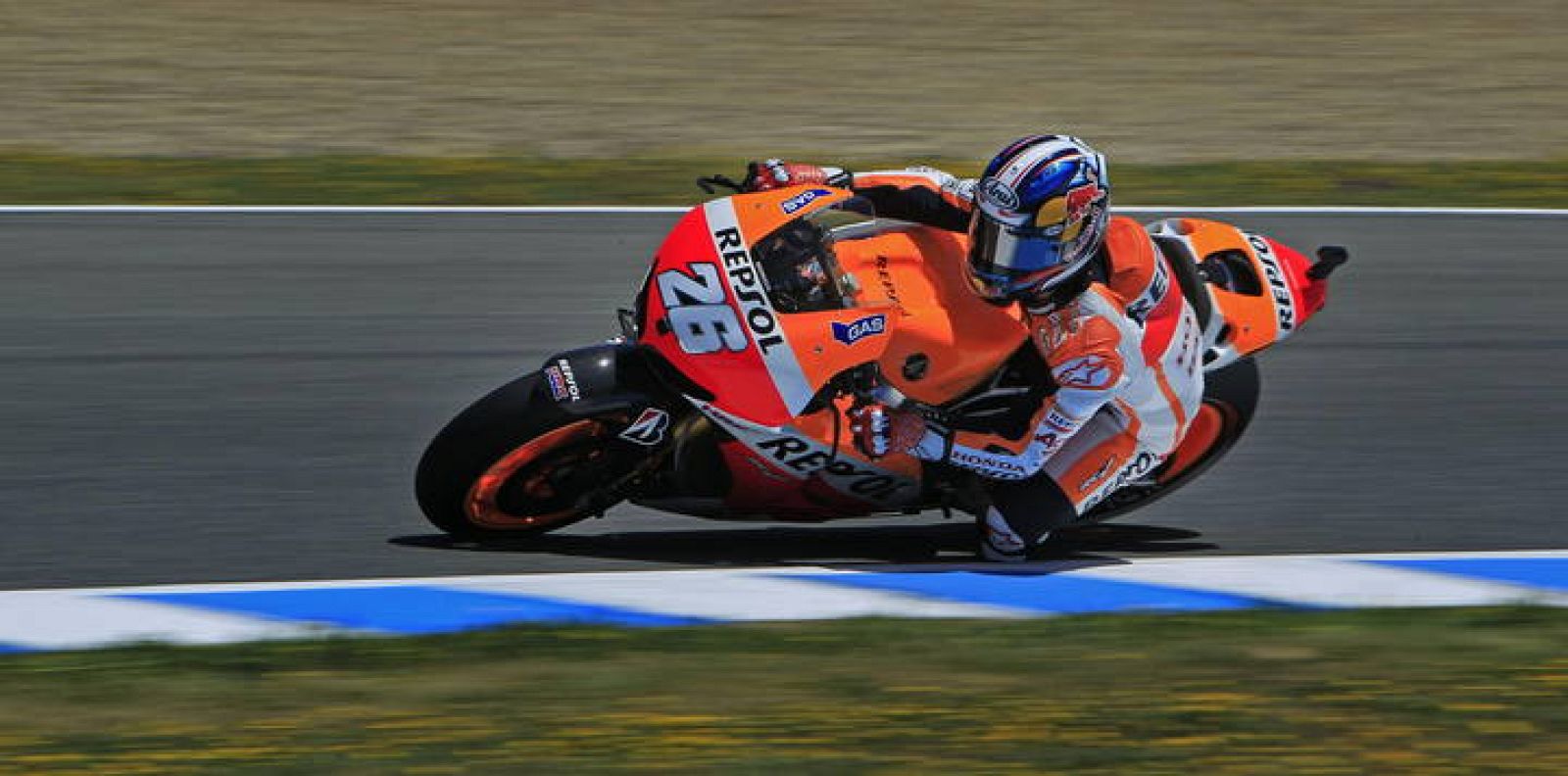 Dani Pedrosa, en el circuito de Jerez