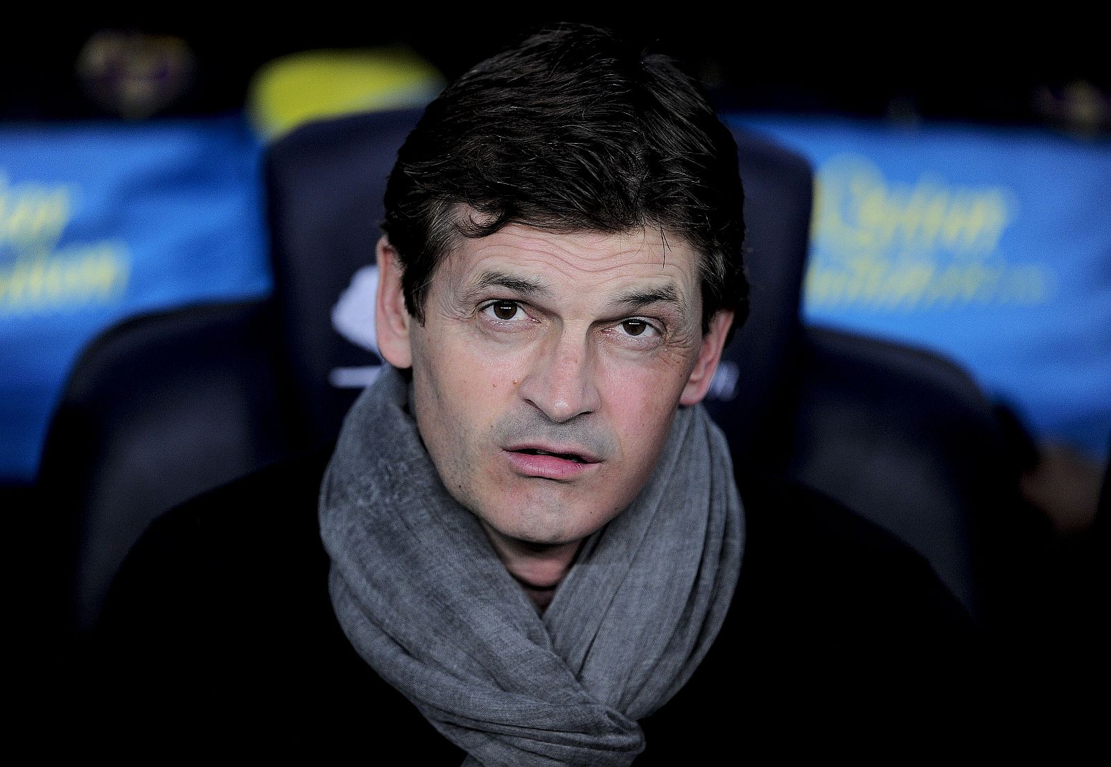 El entrenador del Barça, Tito Vilanova, durante el partido contra el Betis