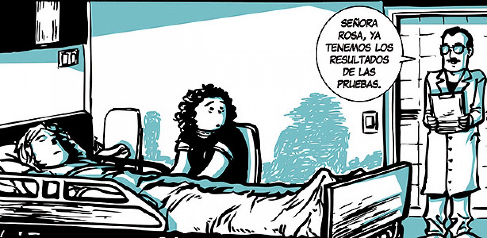 Fragmento de una viñeta de 'Rosa y Javier', de Paco Hernández y Jose Ángel Ares