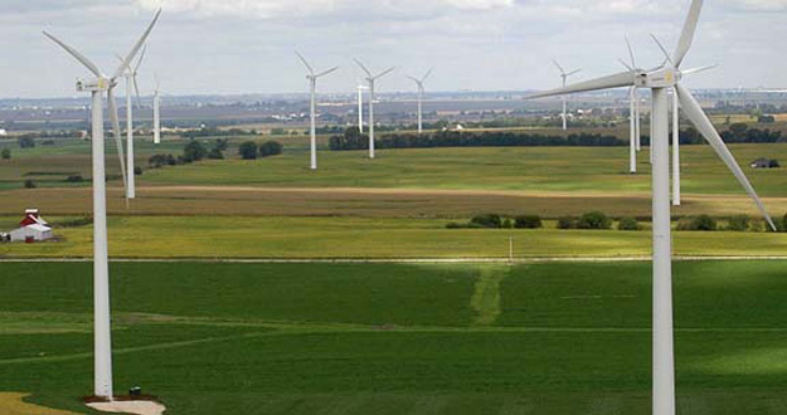 Parque con aerogeneradores Gamesa en Estados Unidos.