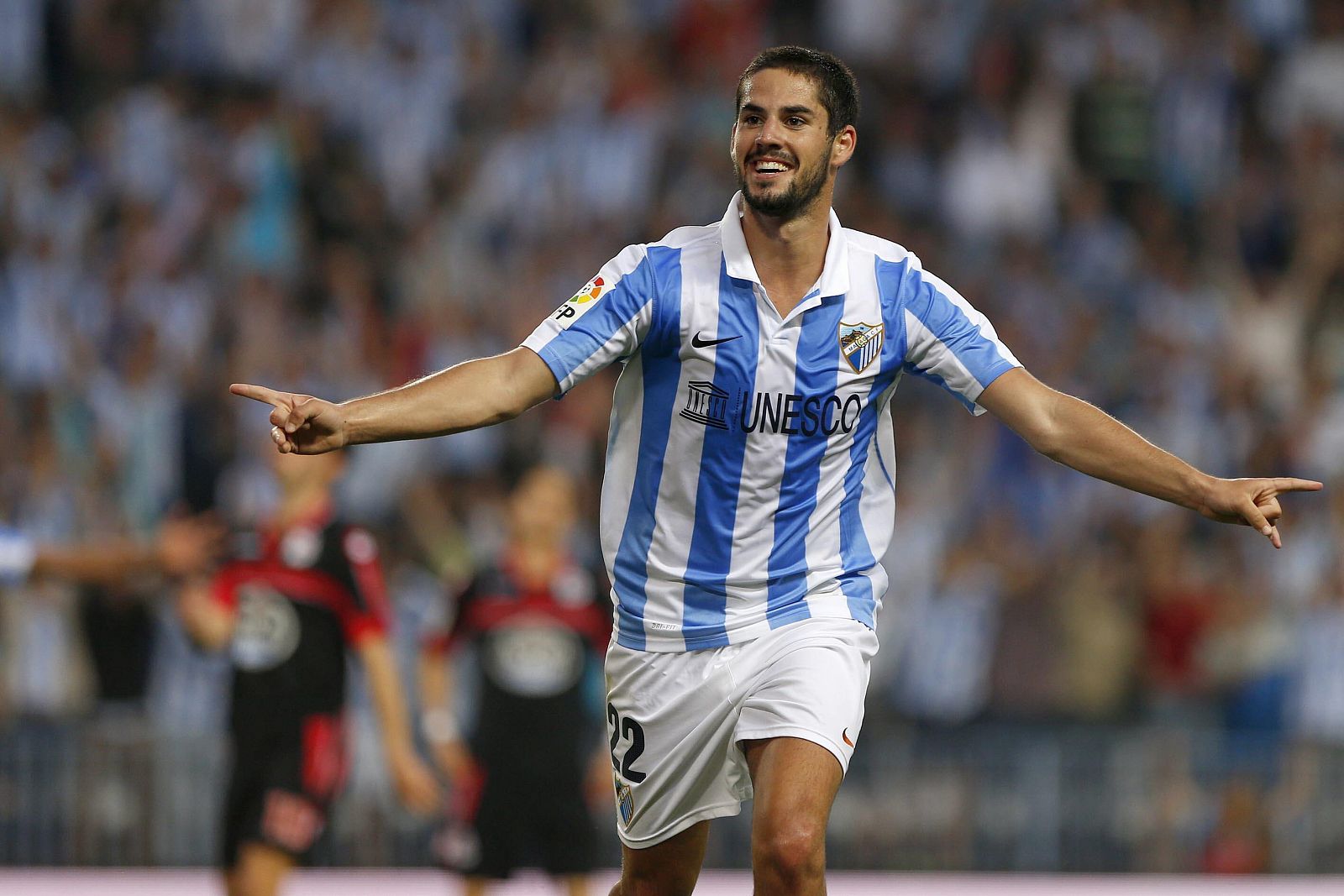 El centrocampista del Málaga CF, Francisco R. Alarcón "Isco".