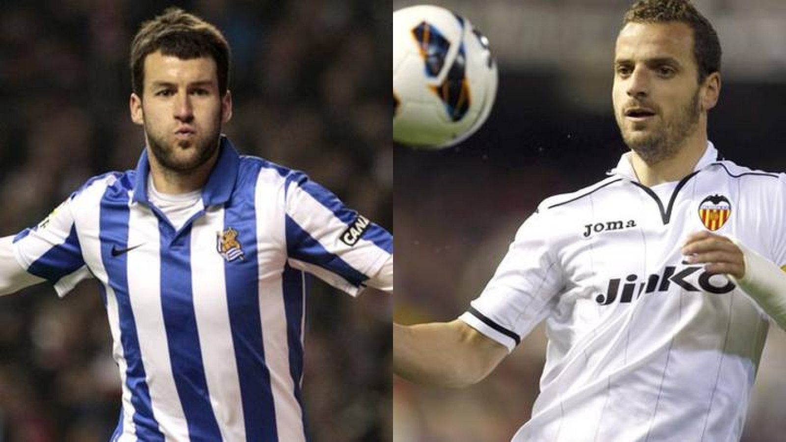 Imanol Agirretxe y Roberto Soldado 