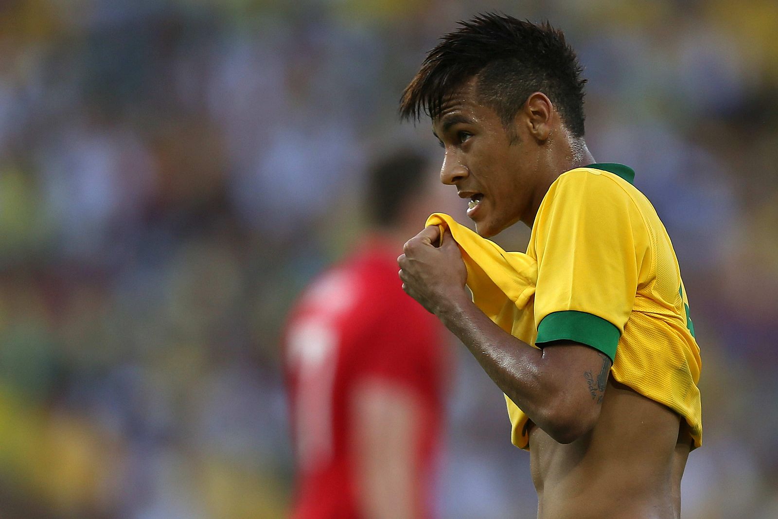 Neymar, en el amistoso Brasil-Inglaterra