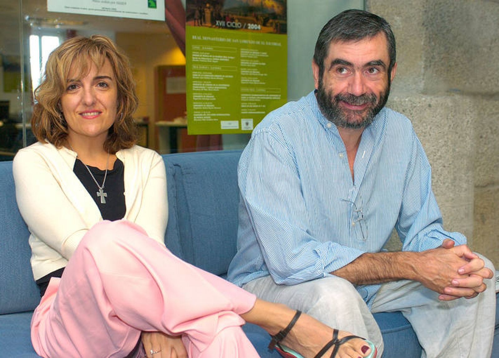 Muñoz Molina y su mujer, la también escritora Elvira Lindo, en una imagen de 2005.
