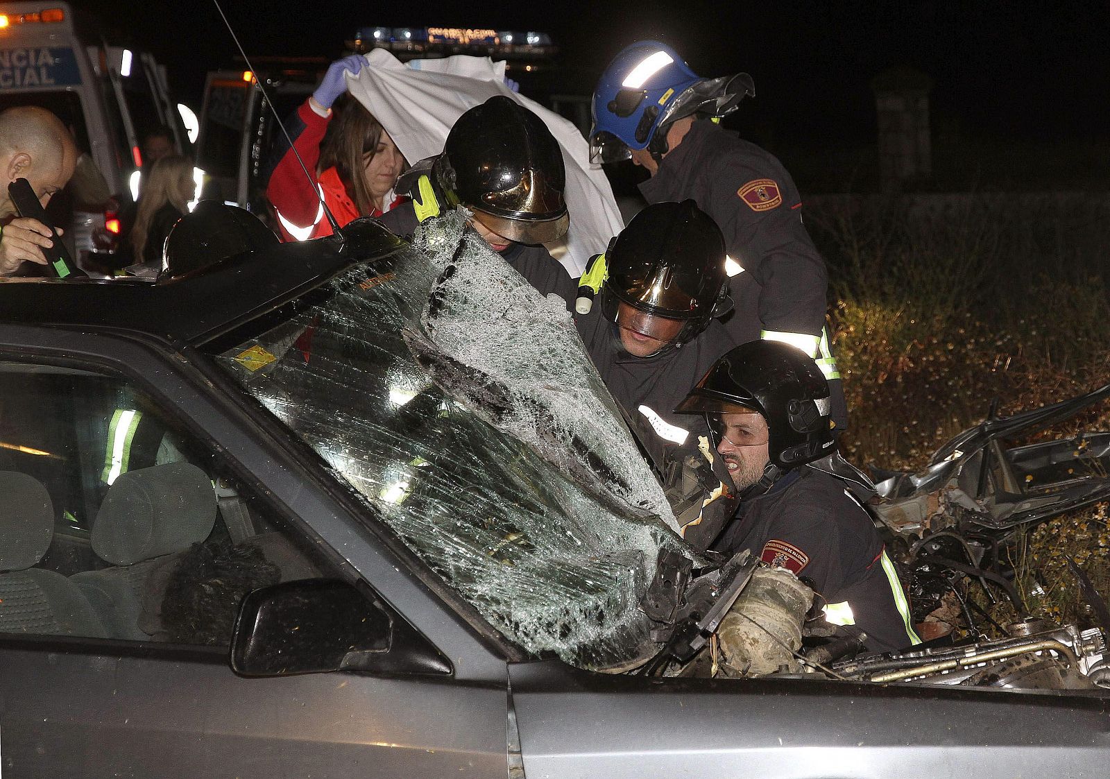 Fallece un hombre de 31 años al salirse de la carretera en Monzón