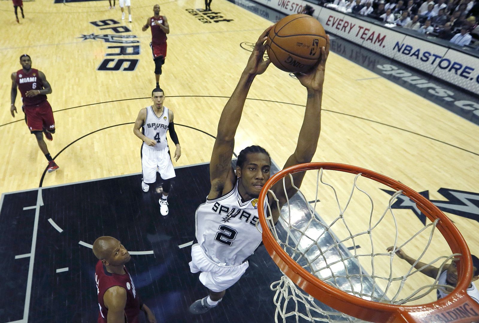 Spurs - Heat, tercer partido de la final NBA