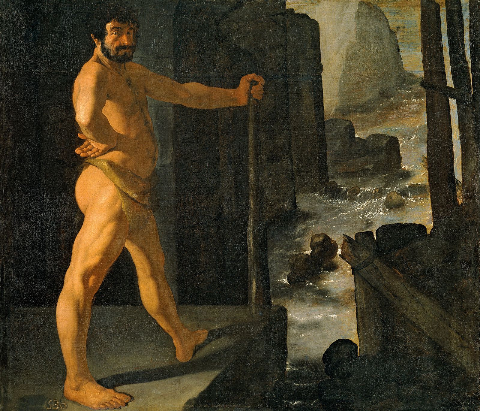 Francisco de Zurbarán (1598-1624) Hércules desvía el curso del río Alfeo, 1634