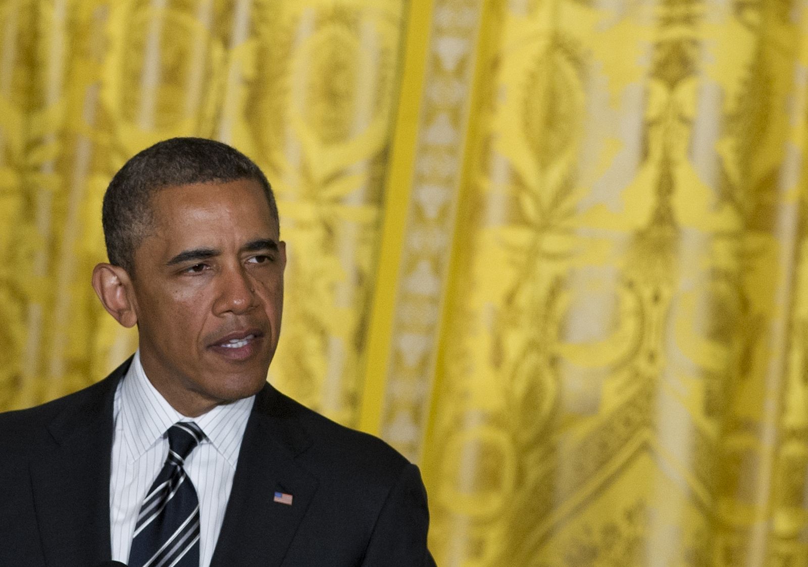 El presidente de EE.UU., Barack Obama, durante un acto en la Casa Blanca, el 13 de junio