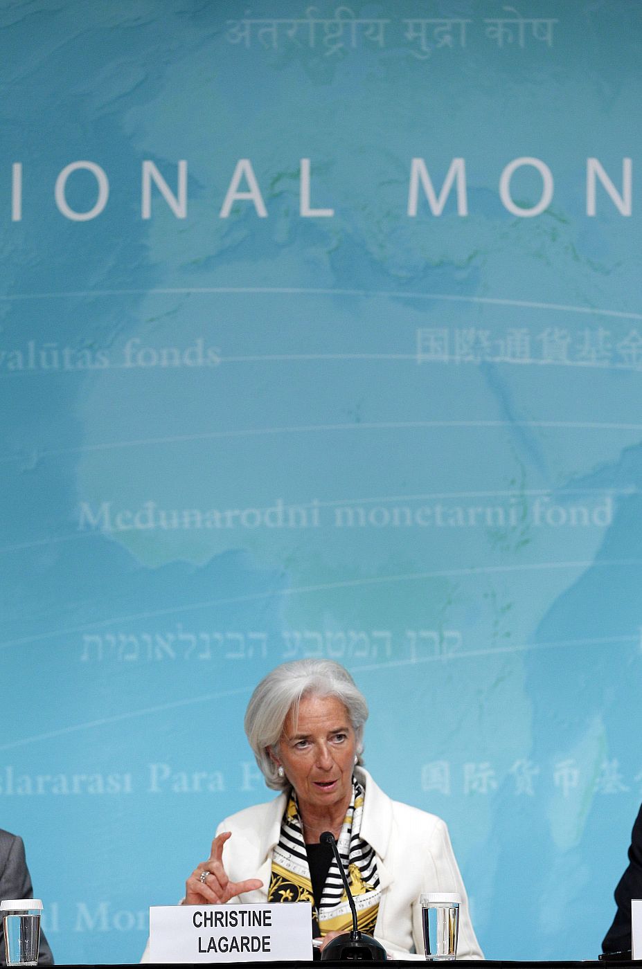 La directora gerente del FMI Christine Lagarde