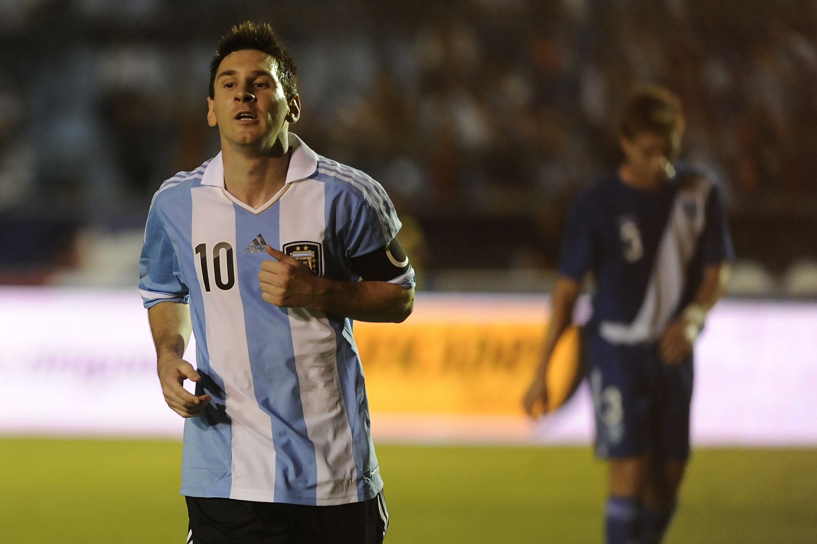 Messi celebra su segundo tanto