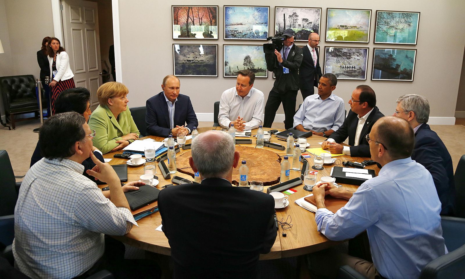 Reunión de trabajo de los líderes del G-8
