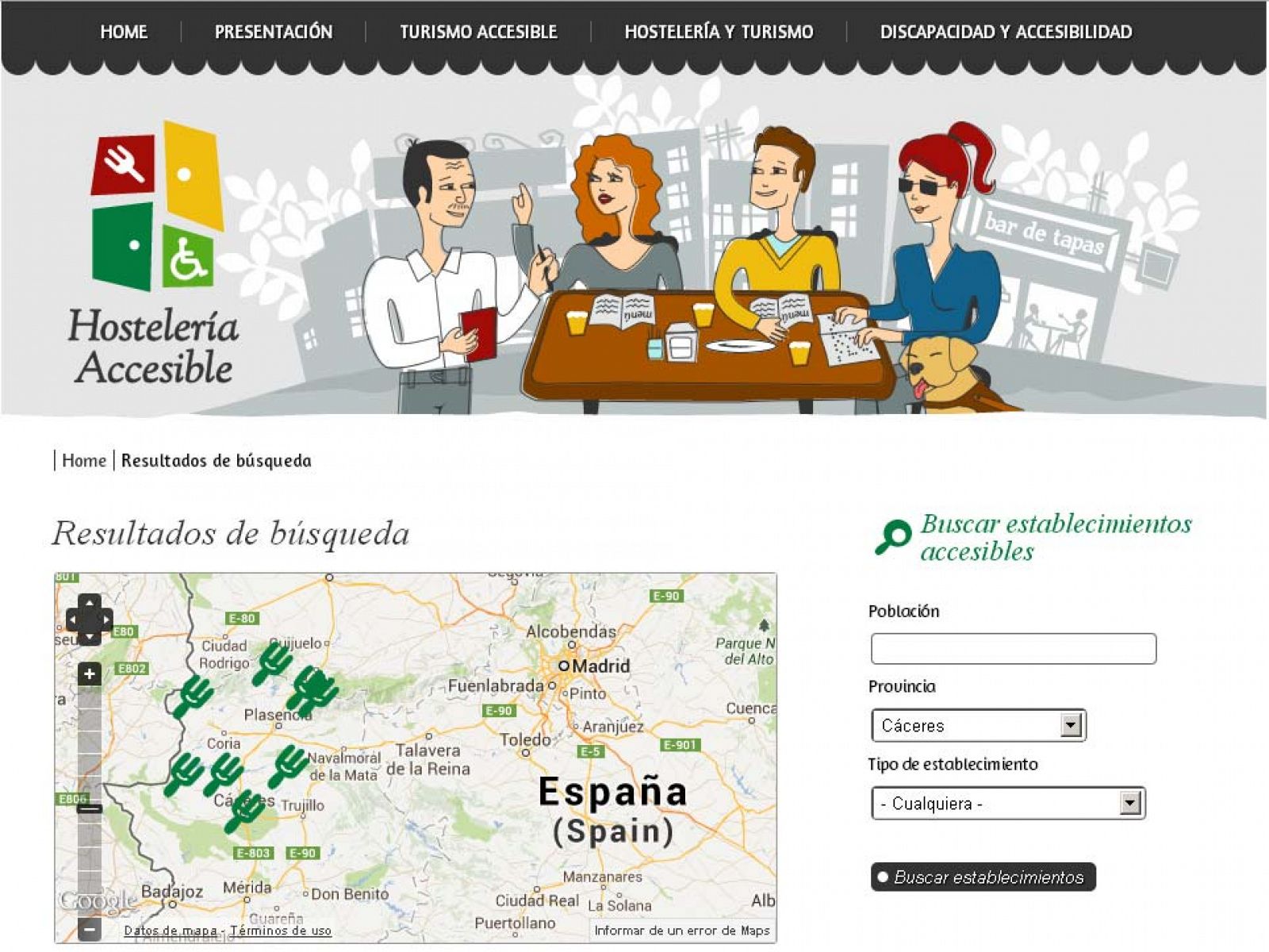 Portada de hosteleriaaccesible.es