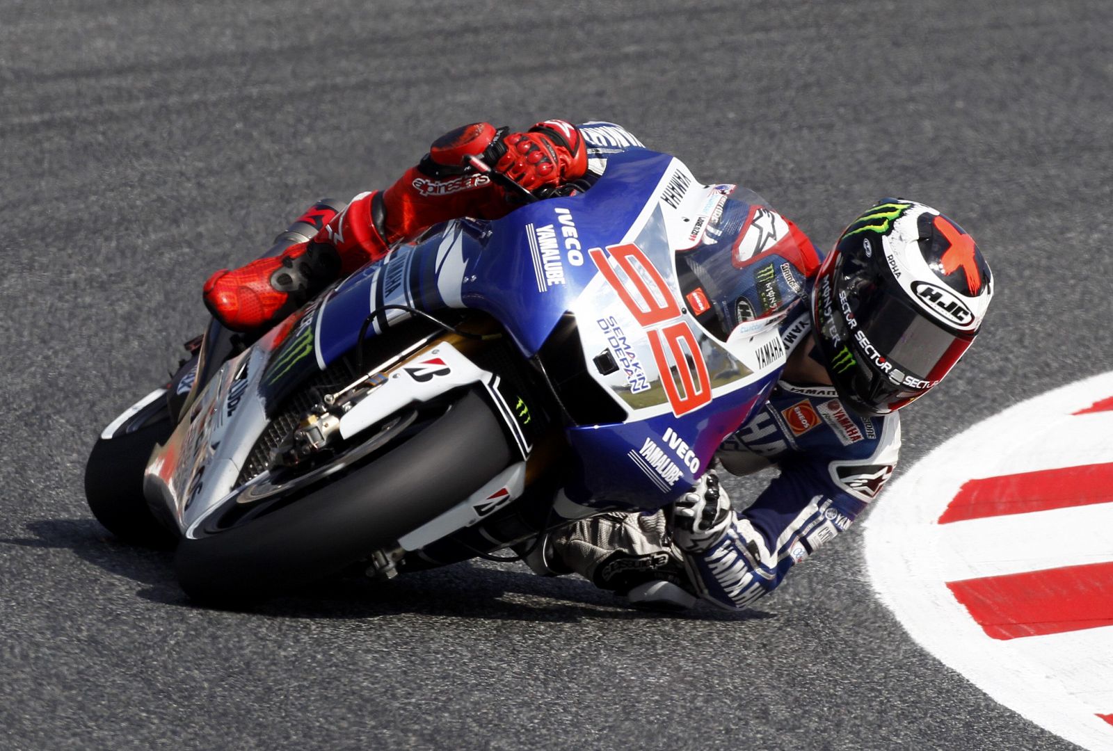 El piloto español de Yamaha, Jorge Lorenzo