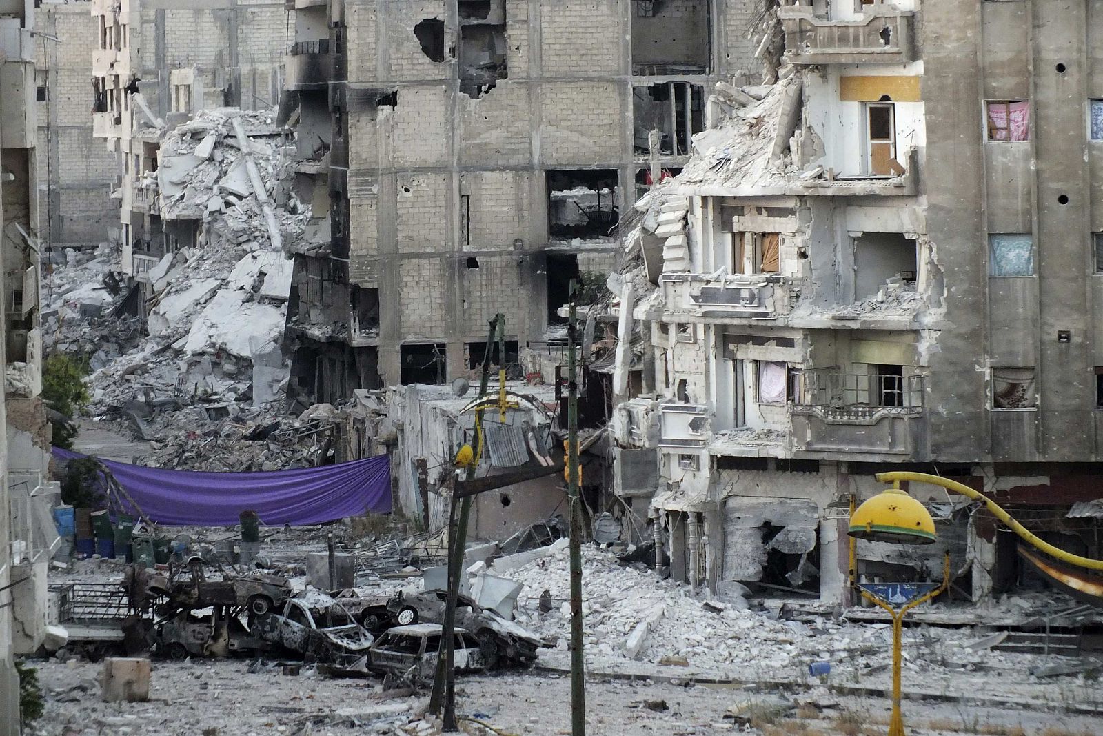 La ciudad de Homs escenario de intensos combates