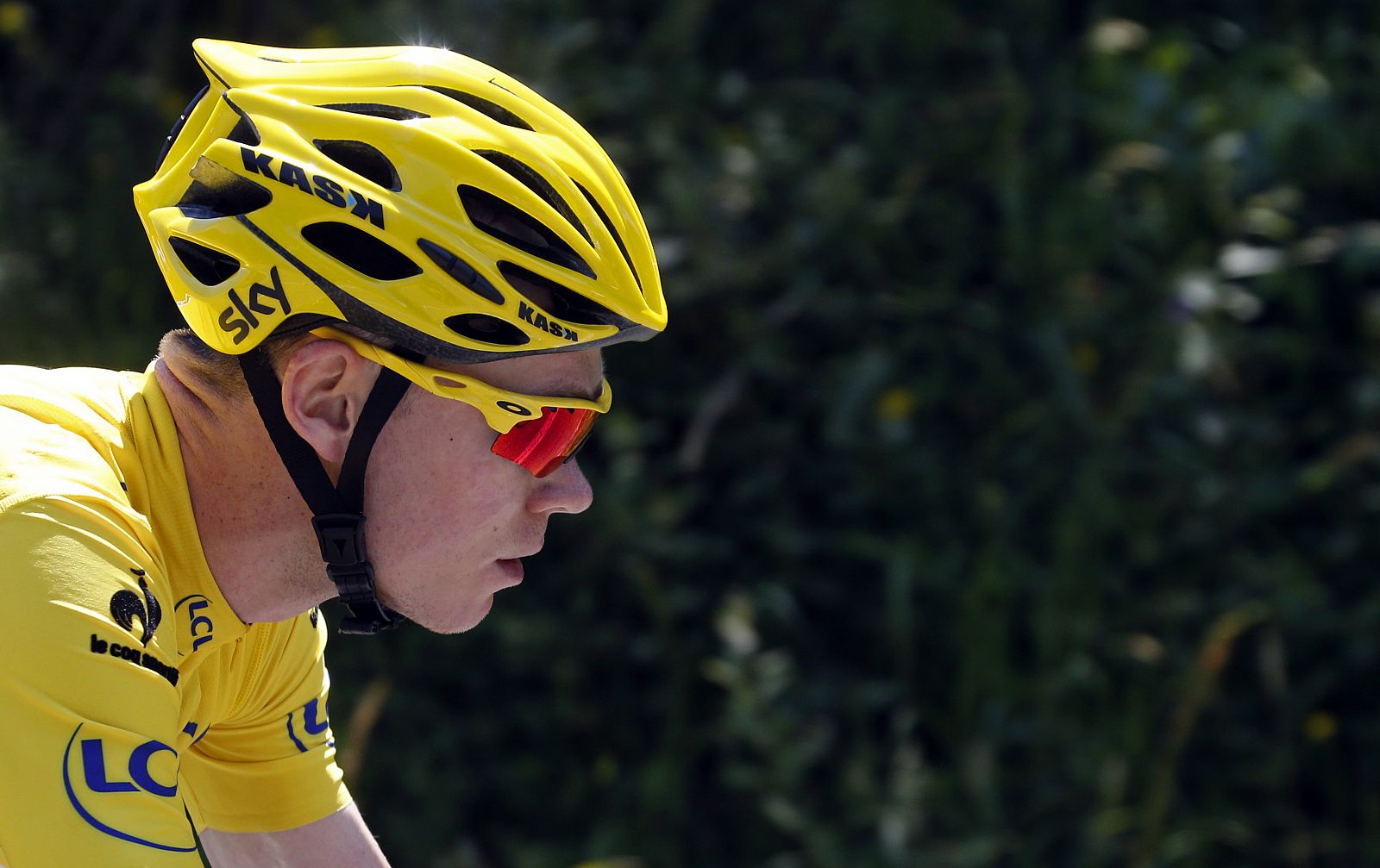 Froome, en la novena etapa del Tour de Francia.