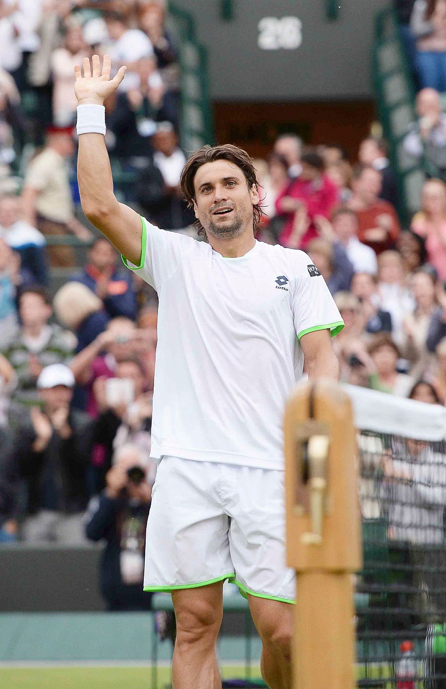 David Ferrer, en Wimbledon