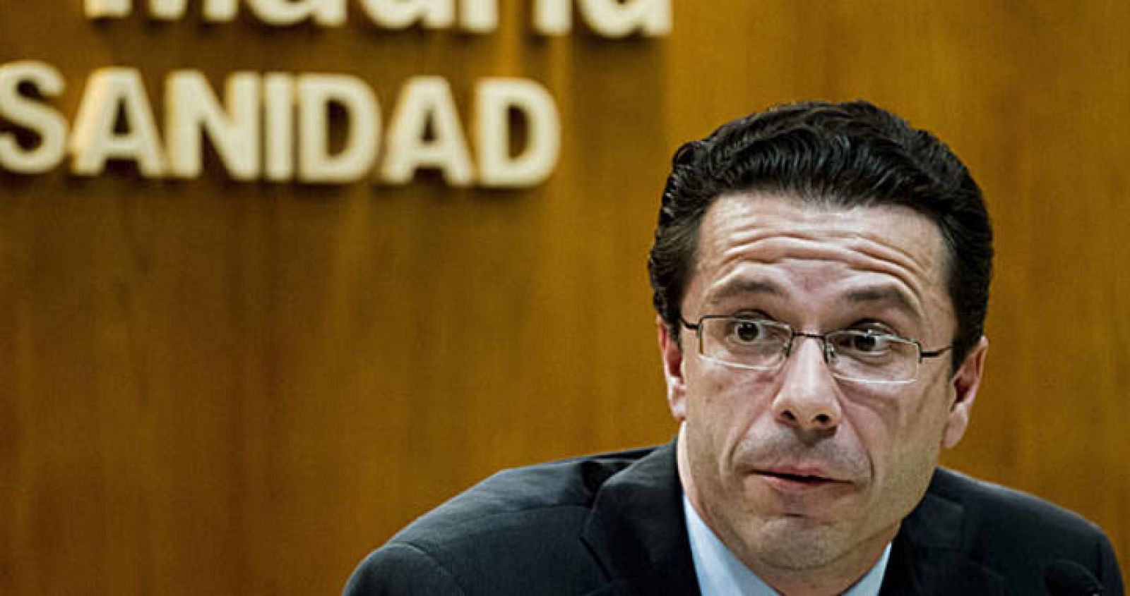  El consejero de Sanidad de Madrid, Javier Fernández-Lasquetty en rueda de prensa