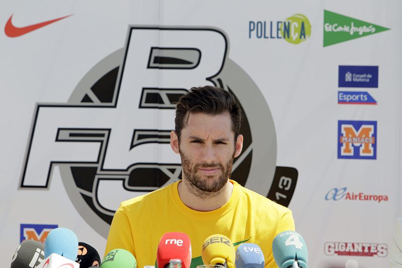 El jugador del Real Madrid y de la selección española de baloncesto Rudy Fernández.