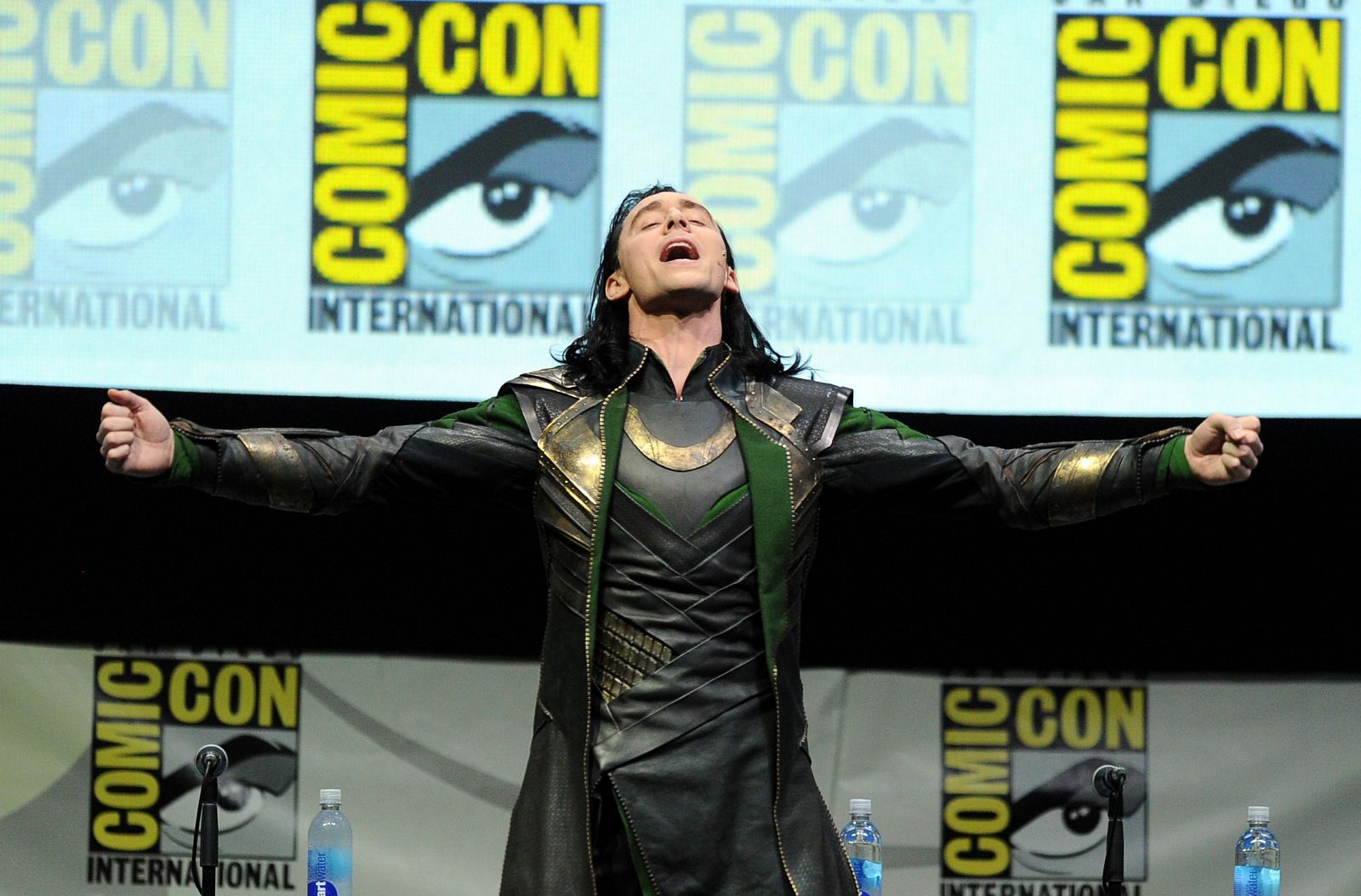 El actorTom Hiddleston representa al villano Loki