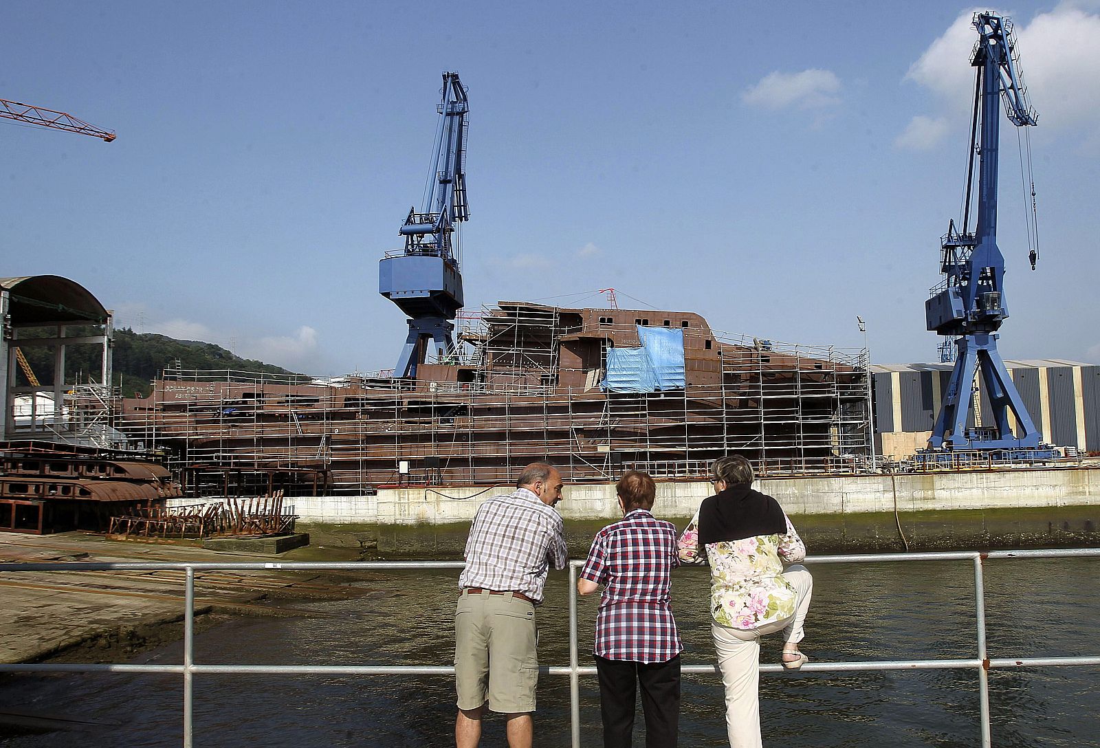 El astillero de Pasaia en San Sebastián