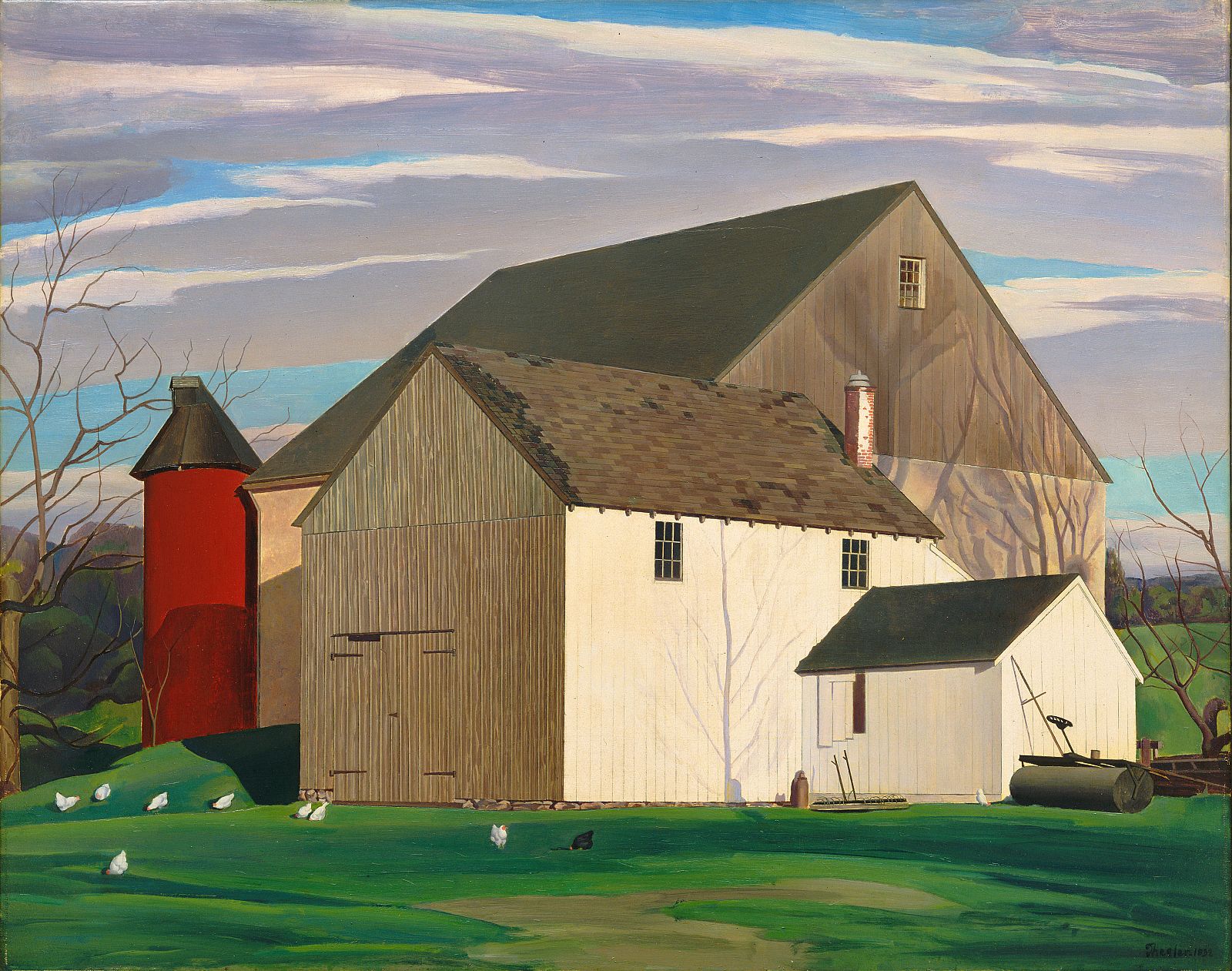 'Bucks County Barn' (1932). Charles Sheeler.
